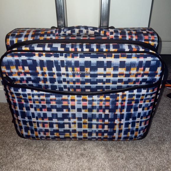 Vera Bradley Bags Vera Bradley Womens Softside Rolling Tote Carry On Work Bag Abstract